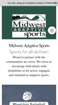 Mobile Screenshot of midwestadaptivesports.org